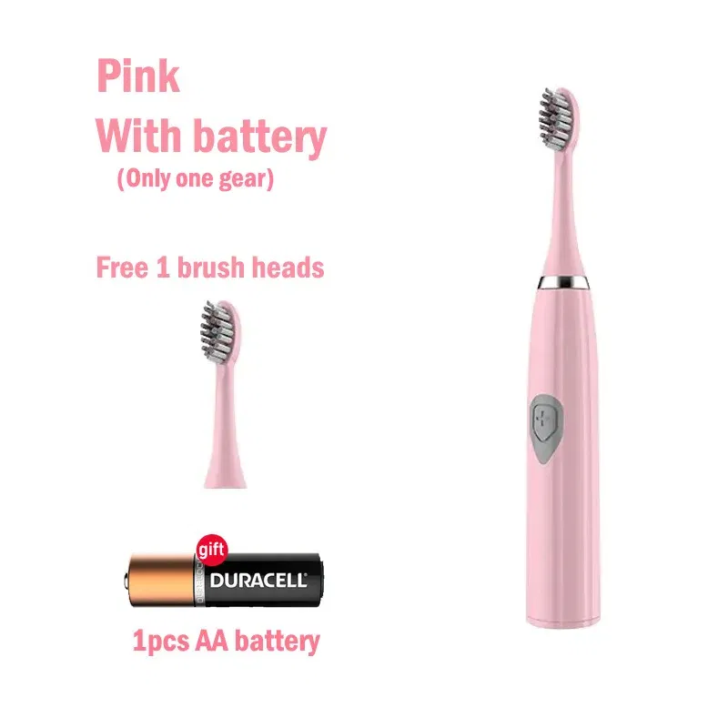 Color: Ivory - Sonic Children Electric Toothbrush Colorful Cartoon Cute Pattern Ultrasonic Rechargeable Soft Hair Smart Brush Oral Cleaning