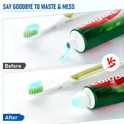 Color Name: black - 1x Save time,Self-Closing Toothpaste Caps,Toothpaste Squeezers Cap Keeps Toothpaste No Mess or Waste ,Toothpaste Lid Dispenser