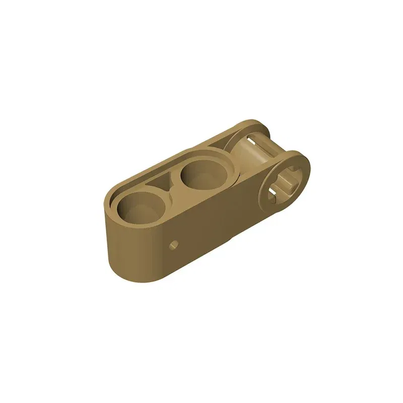 Color: DEEP BLUE - Gobricks GDS-936 Technical, Axle and Pin Connector Perpendicular 3L with 2 Pin Holes compatible with lego 42003 Educational