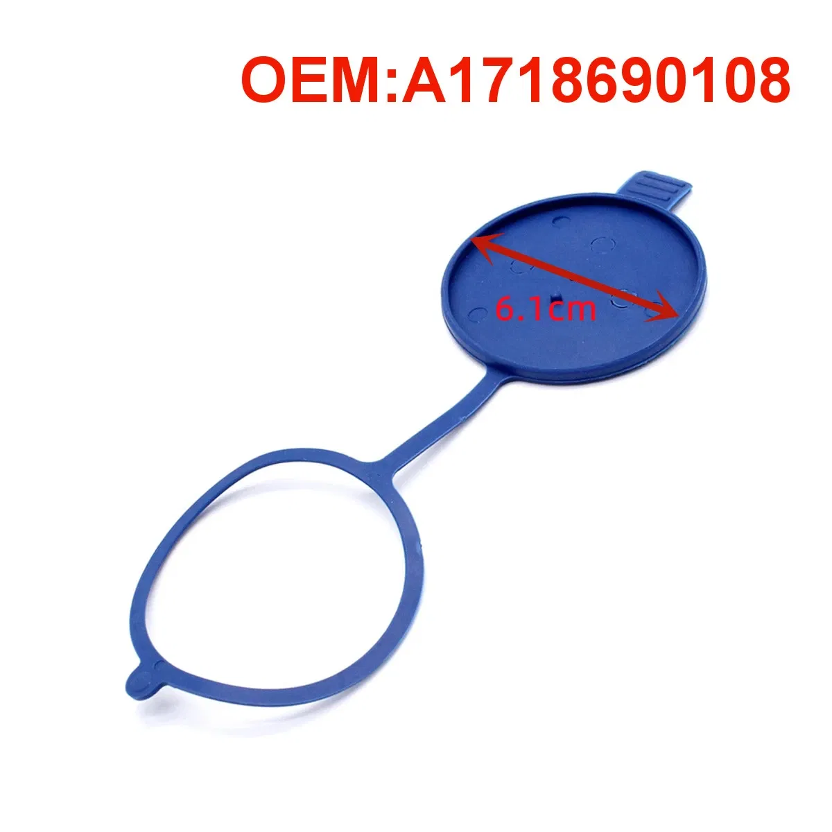 Color: black - A1248690072 Car Windshield Wiper Washer Fluid Reservoir Tank Cap A1718690108 for Mercedes-Benz W169 W220 W221 W636 W204 W166