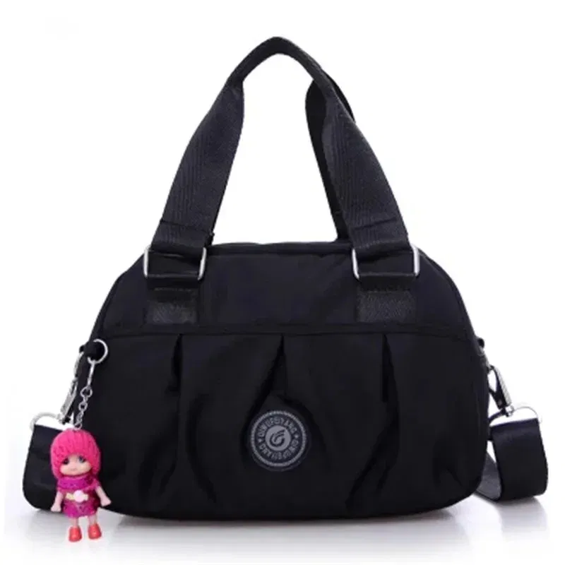 Color: Beige - New Women Bag Nylon Waterproof Messenger Bags For Lady Crossbody Shoulder Bag Casual Handbags High Quality Multifunctional