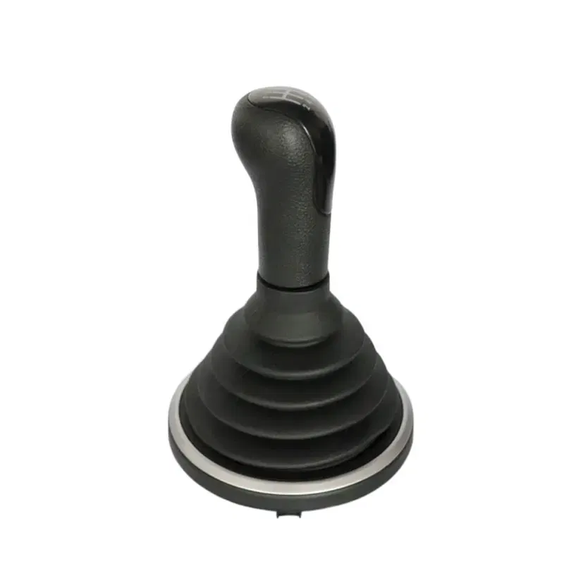 Color Name: Black - For Ford FIESTA FUSION 2002 - 2008 MT 5 6 speed Black Car Shift Gear Knob Handle With Dust Cover Car Styling