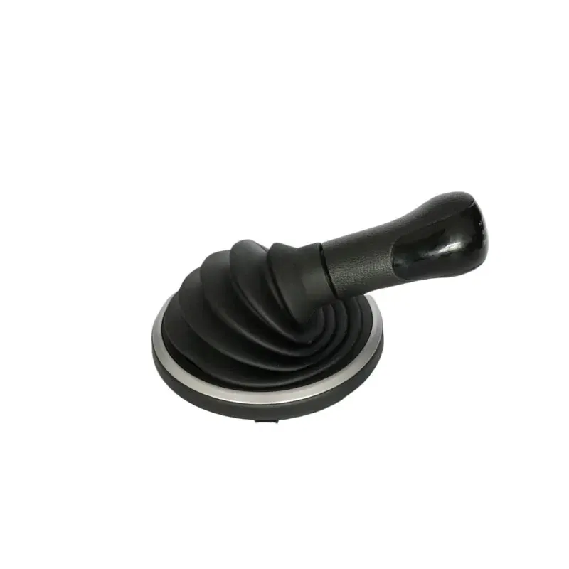 Color Name: Black - For Ford FIESTA FUSION 2002 - 2008 MT 5 6 speed Black Car Shift Gear Knob Handle With Dust Cover Car Styling