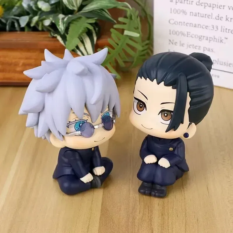 Color: black - Jujutsu Kaisen Animation Game Peripheral Toys Anime Action Movable Model Gojo Megumi Yuji Nendoroid Figures Ornament Collection