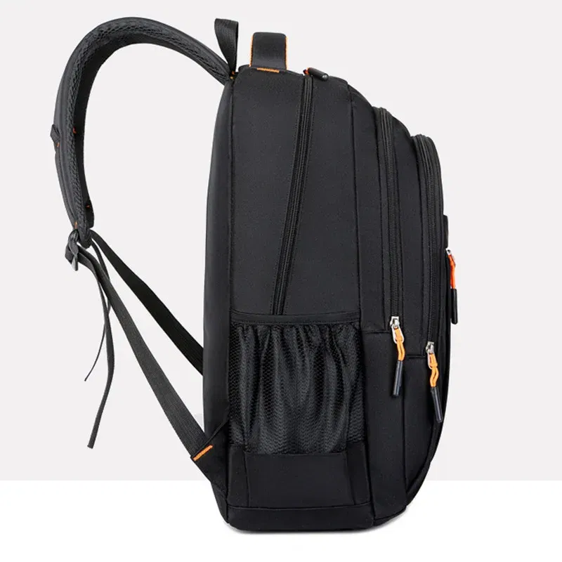Color: Blue - 2024 New Large Capacity Oxford Cloth Leisure Travel Backpack College Students Backpack Fashion Business Laptop Backpack
