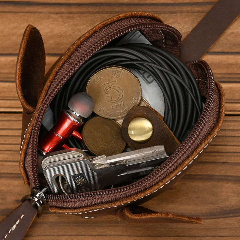 Mini Rectangle Coin Purse Travel Protection Portable Cute Mouse Organizer for Change Keys Coins Cash Bank Cards ID Cards Gifts