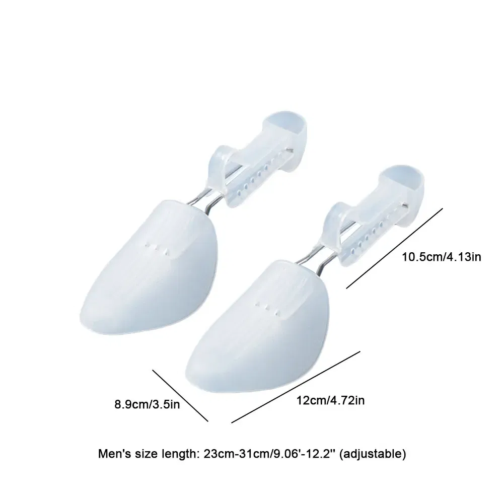 Color: Blue - 1/2/3Pair Plastic Shoe Stretcher for Men Women Leather Shoes Adjustable Portable Shoe Tree Stretcher Boots Rack Anti-deformation