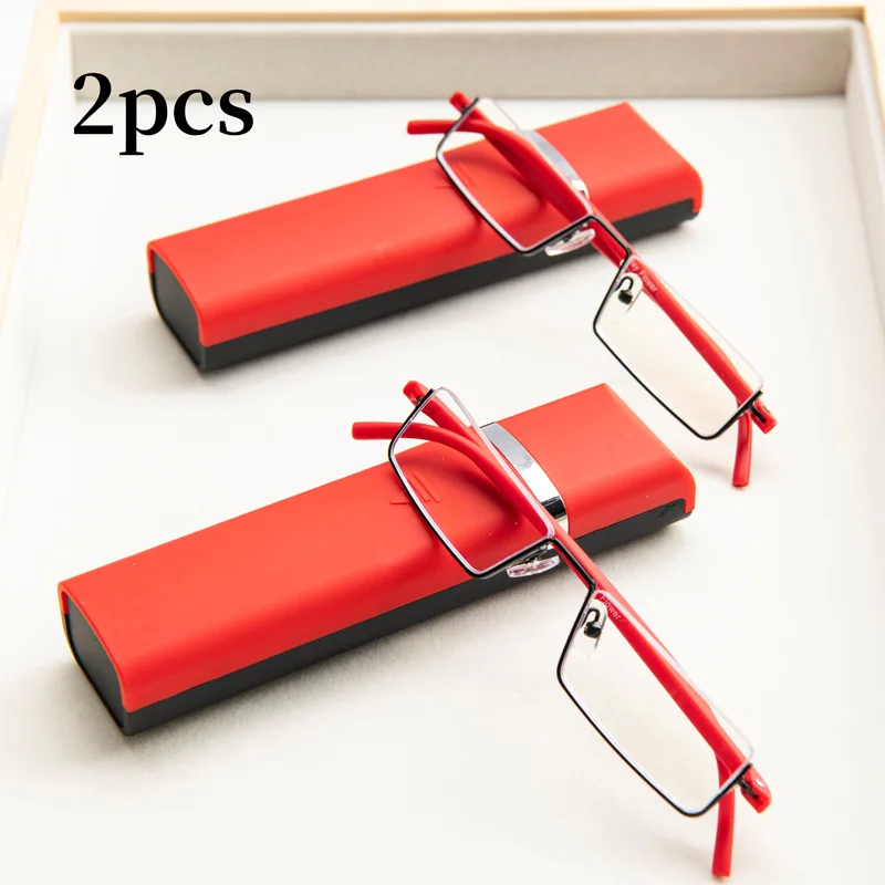 Frame Color: GRAY, Eye Prescription: +150 - 2Pcs Suit Anti-blue Light Reading Glasses Ultralight TR90 Sport Presbyopia Eyeglasses Women Men Far Sight Eyewaer With Case +1.2