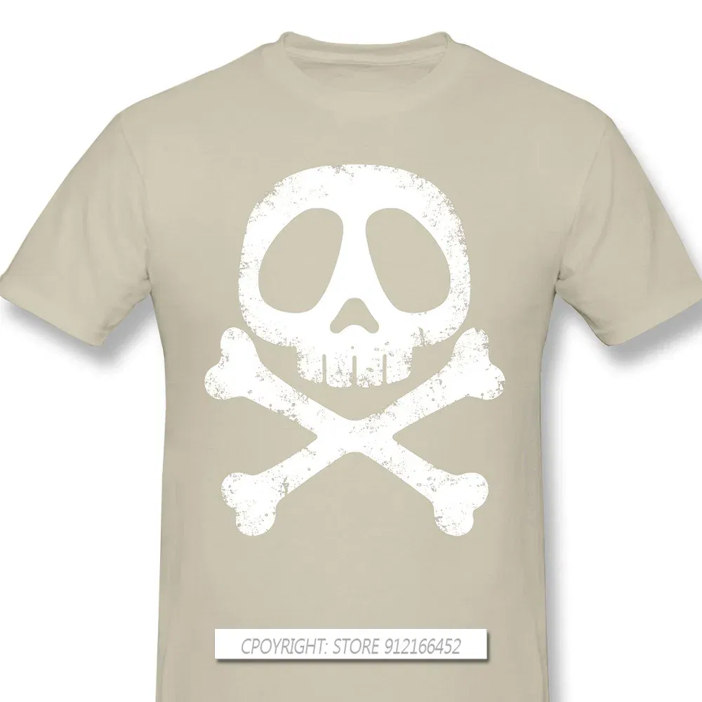 Color: Khaki, Size: XXL - Cool Black TShirt Space Pirate Captain Harlock Arcadia Kei Yuki Anime Homme T-Shirts Tee Pure Cotton Oversize Short Sleeve