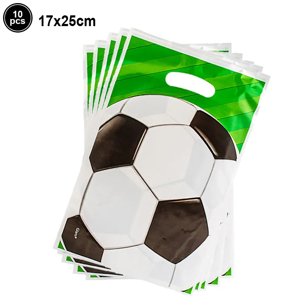 Color: SKY BLUE - Soccer Birthday Party Decorations Disposable Tableware Paper Plates Cups Napkins Tablecloth Balloon Banner Soccer Party Supplies