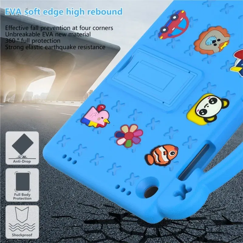 Color: Red, Size: eleven - Case For Samsung Galaxy Tab A9 Plus 11 Inch 2023 SM-X210 SM-X215 Shock Proof Full Body Kids Children Safe Non-toxic Tablet Cover