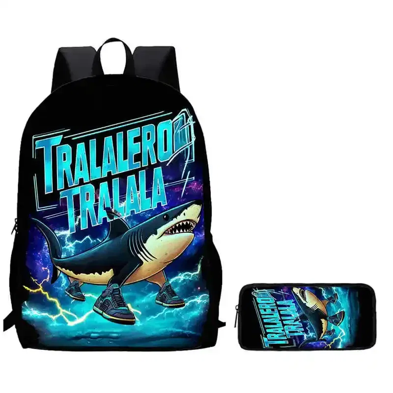 Color: Clear, Ships From: CHINA - 2Pcs Set School Backpack for Age 5-10,Light Weight Kids Backpack,Cartoon BrainRot Printed School Bags for Boys Girl,Best Gift