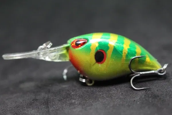 Color: Silver - wLure Crankbait Wobble Fishing Lure 6cm 5g Deep Diving Tight Action Fresh Water Hard Bait Floating 8# Hooks Insect Bait C770