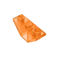 Color: GRAY - Gobricks GDS-984 Slope, Inverted 45 3 x 1 Double compatible with lego 18759 2341 DIY Educational Building Blocks Technical