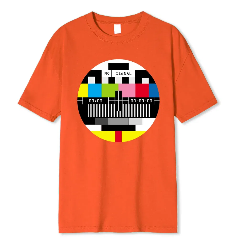 Color: Beige, Size: XXXL - No Signal Men Tshirt Hip Hop Style Streetwear Tops & Tees Novelty Geometric Short Sleeve Summer Cotton T Shirt Oversize T-shirts