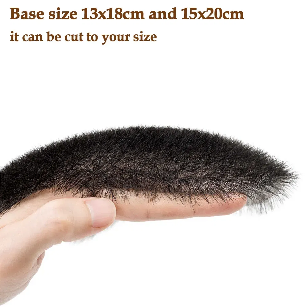 Toupee Color: 20R#, Toupee Design: free, Toupee Density: 130%, Ships From: CHINA - 13x18/15x20cm 100% Human Hair Buzz Cut Toupee for Men Ultra Thin PU Black Topper Transparent Biological Scalp Prosthesis Toupee
