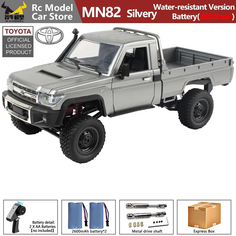 Color: Coffee - MN MODEL 1/12 4X4 Remote Control Diving Off-road Car Retro LC79 Truck Climbing All Terrain Vehicle Rock Crawler Toy for Adult