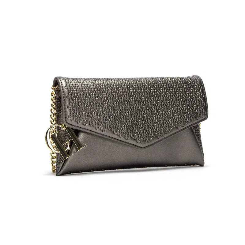 Color: Dark Red - Carolina Herrera Women's Travel Versatile Shoulder Bag Crossbody Bag Mobile Phone Lipstick Storage Bag with Chain Shoulder Bag