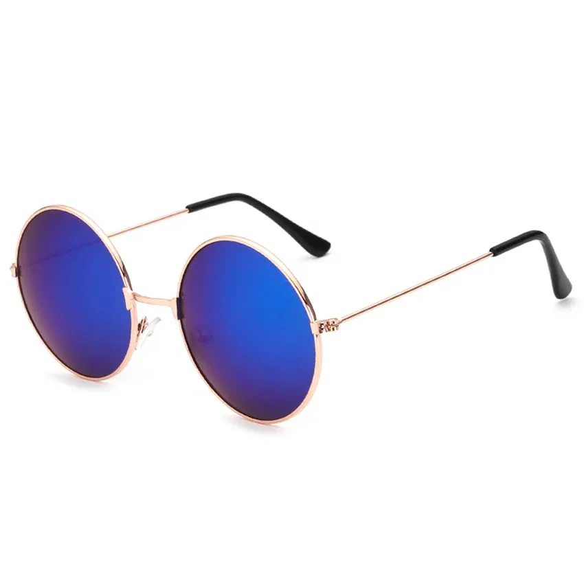 Lenses Color: army green, Frame Color: other - FOENIXSONG Fashion Sunglasses for Women Men Pilot Round Gradient Mirror Women's Glasses Oculos Lentes Gafas De Sol