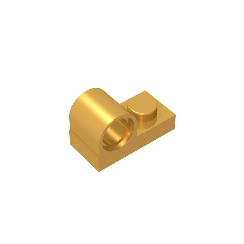 Color: Multicolor - Gobricks GDS-811 Plate, Modified 1 x 2 with Pin Hole on Top compatible with lego 11458 pieces of children's DIY