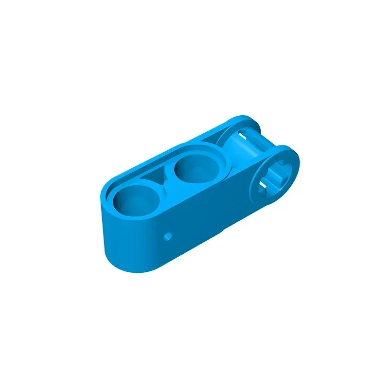 Color: Light Grey - Gobricks GDS-936 Technical, Axle and Pin Connector Perpendicular 3L with 2 Pin Holes compatible with lego 42003 Educational