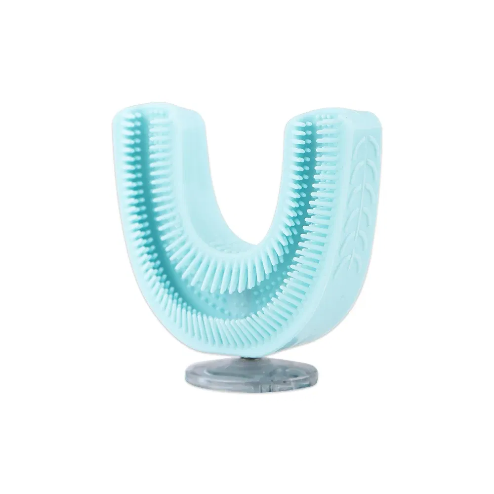 Color: Orange, Ships From: CN - Sonic Electric Toothbrush Kids U-shaped Smart 360 Degrees Ultrasonic Tooth Brush Teeth Whitening For Children IPX7 Waterproof