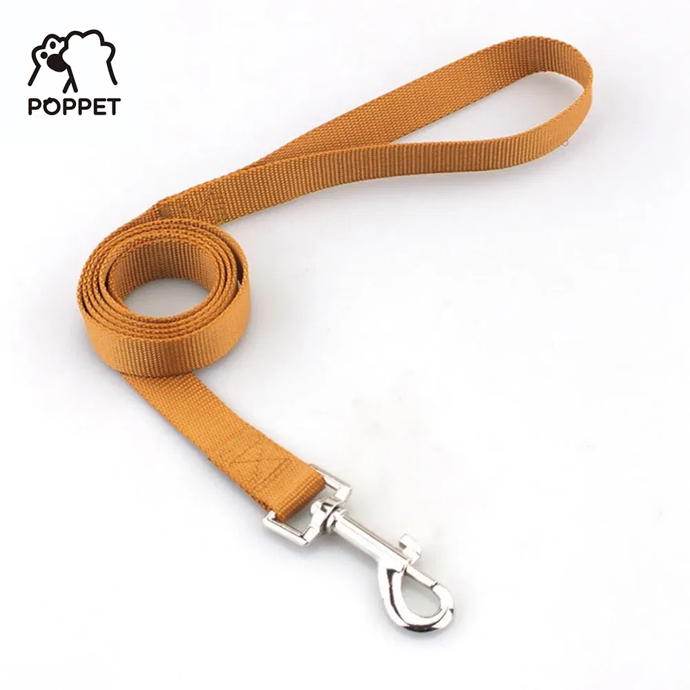Color: Silver, Size: S - Strong Durable Dog Training Leash Lightweight Soft Convertible Pet Traction