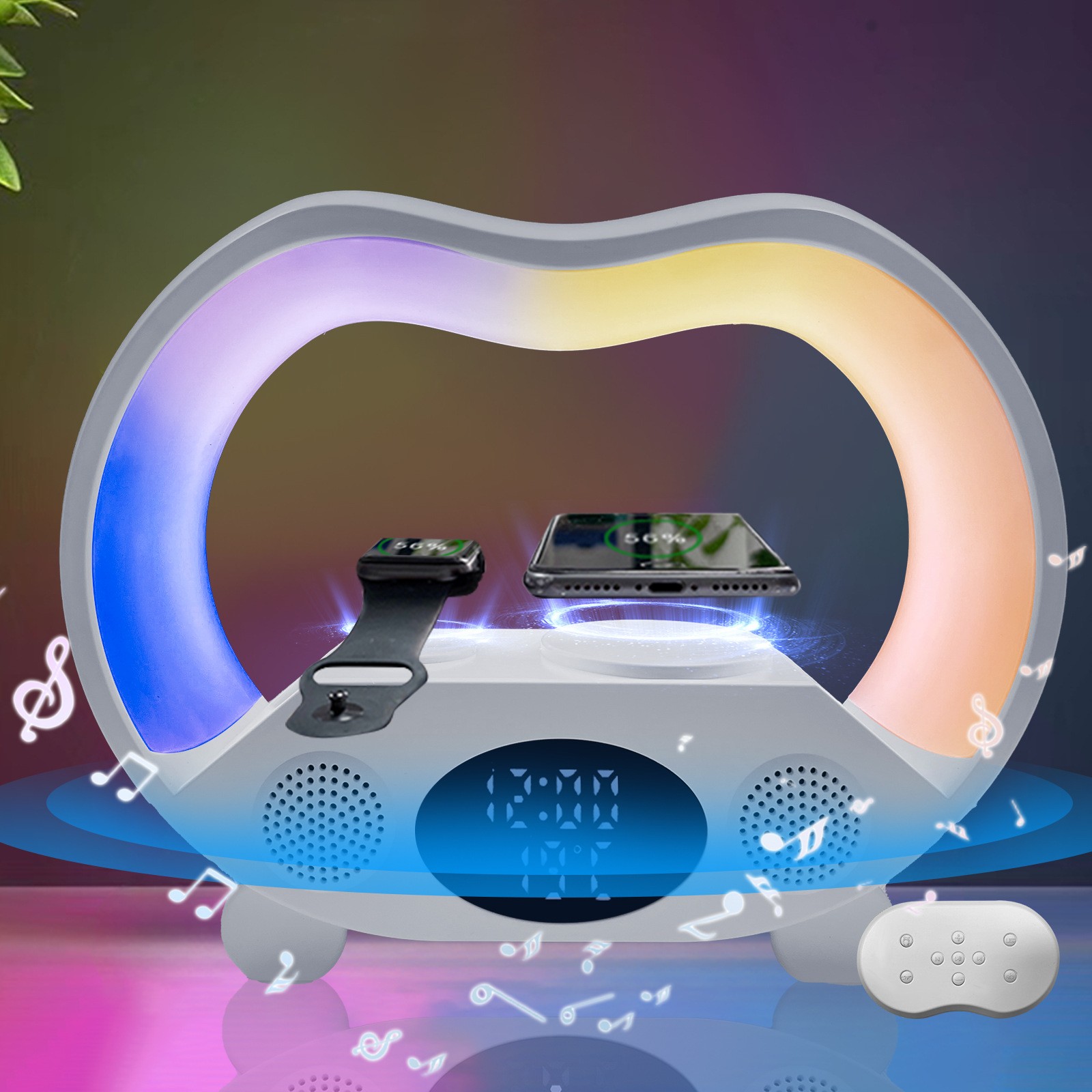 Remote Control Bluetooth Ambience Intelligent LED Table Lamp