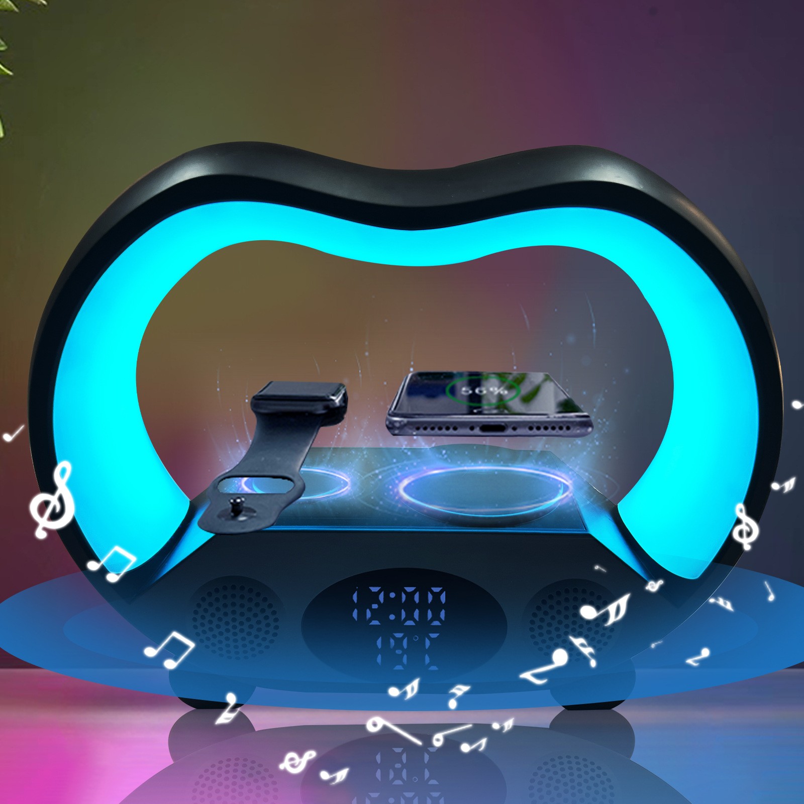 Remote Control Bluetooth Ambience Intelligent LED Table Lamp