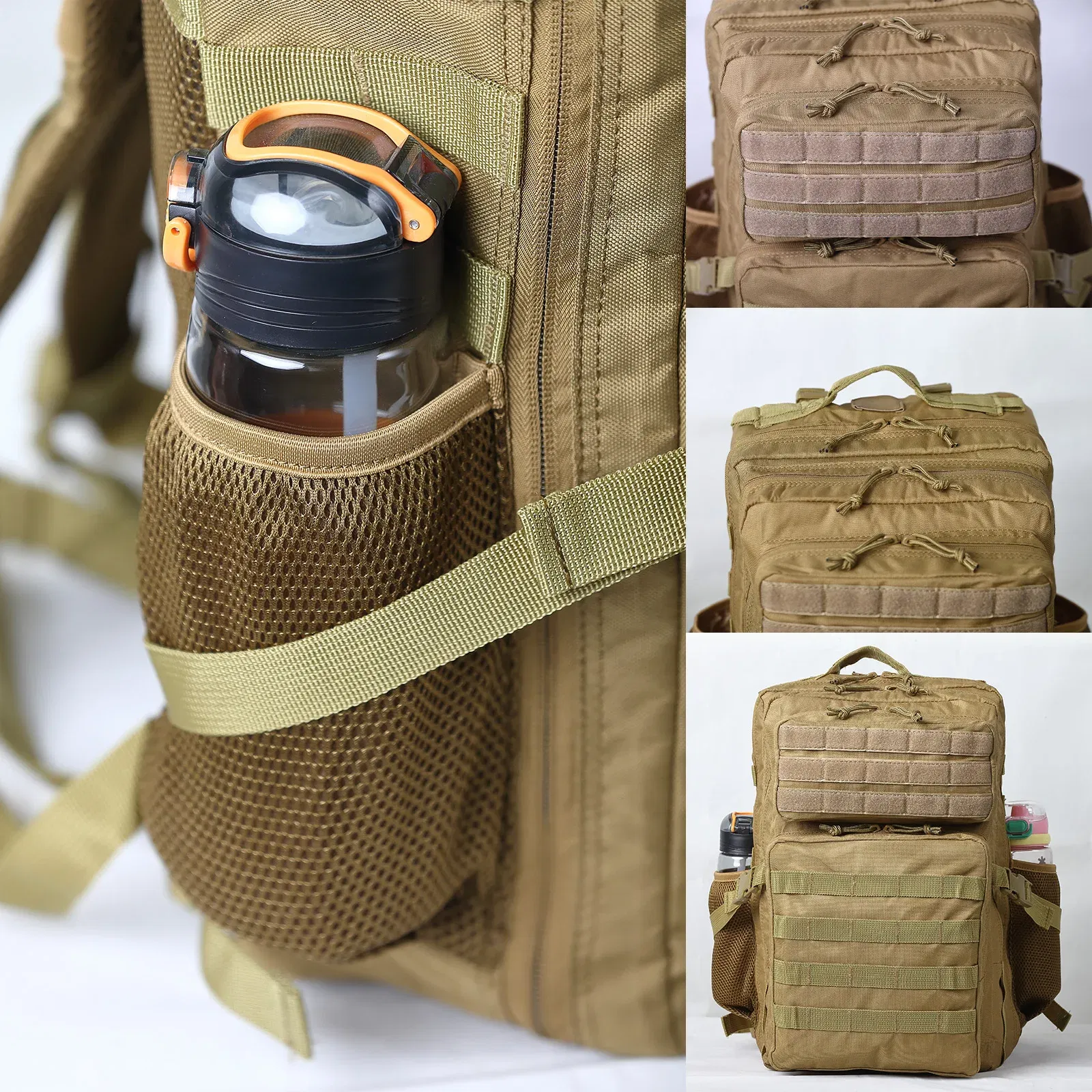 Color: Brown, Ships From: CHINA - Lawaia 30L/50L Men Rucksacks Sport Travel Climbing Bags Trekking Fishing Trekking Tactical Backpack