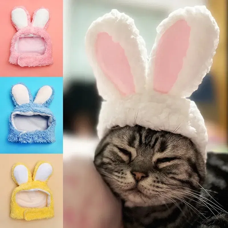 Color: MULTI - Cat and Rabbit Headgear, Dog Teddy Bear Transformed into Headgear, Garfield Cat and Rabbit Ears, Internet Famous Pet Hat
