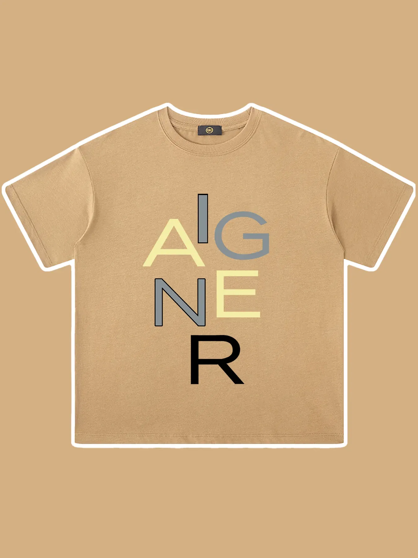 Color: Khaki, Kid Size: 3T - Summer Tees Children Clothes 2025 Hot sales Kids Short sleeve Fashion Casual Wear Baby Boys T-shirt Streetwear %100 Cotton Shirt