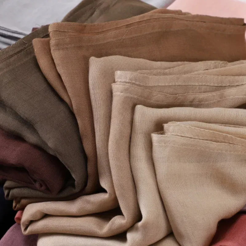 Color: WHITE - Women Big Size Plain Solid Cotton Rayon Hijab Scarf Lady High Quality Wraps and Shawls Musulman Headband Islamic Turban 180*95Cm
