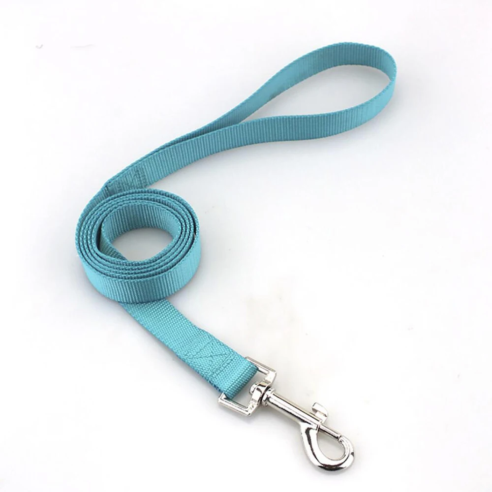 Color: LEOPARD, Size: S - Strong Durable Dog Training Leash Lightweight Soft Convertible Pet Traction