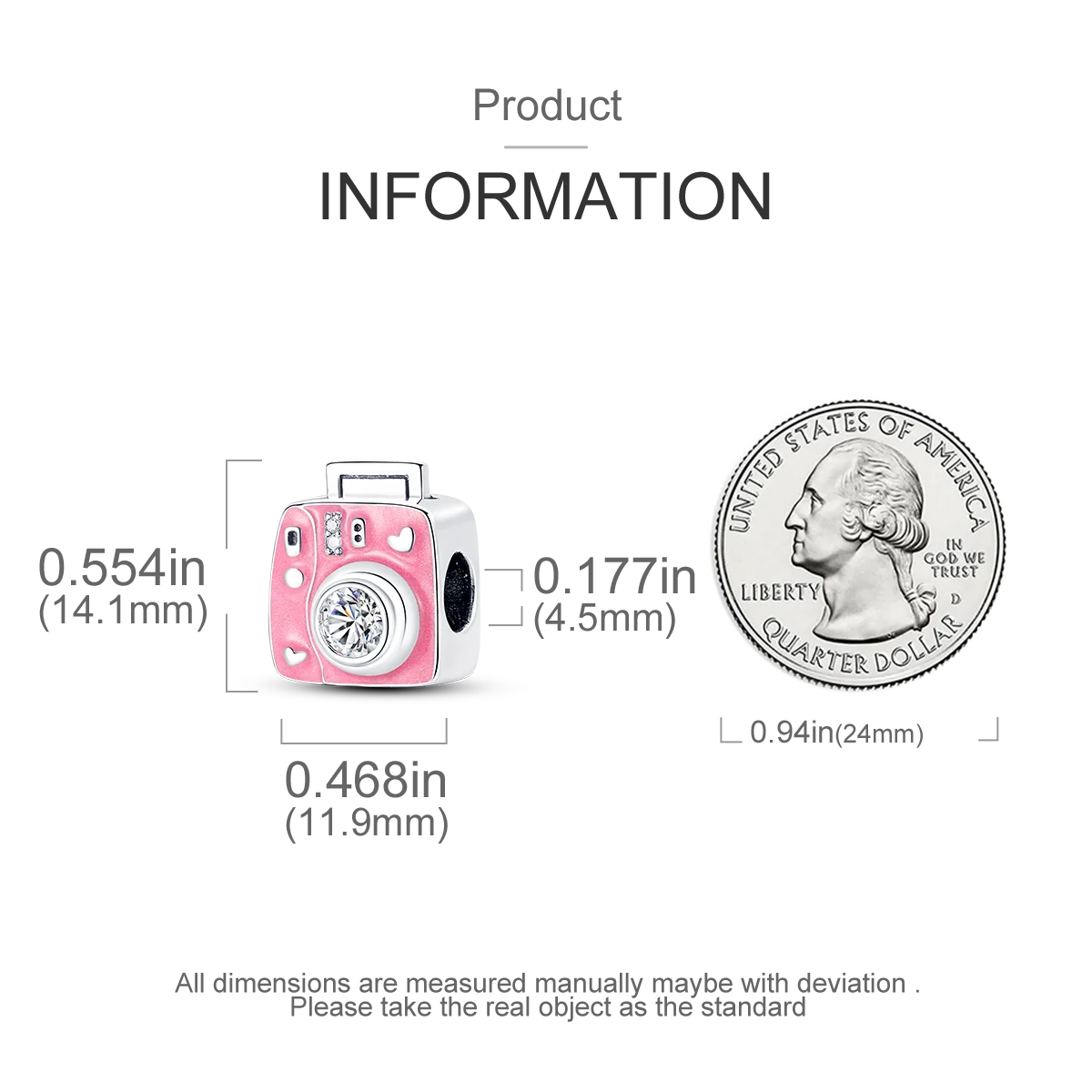 Color: Lavender - 925 Sterling Silver Pink Series Charms Love-Heart Cute Animals Beads Fit Pandora Original Bracelets Girl Jewelry Gifts Accessory