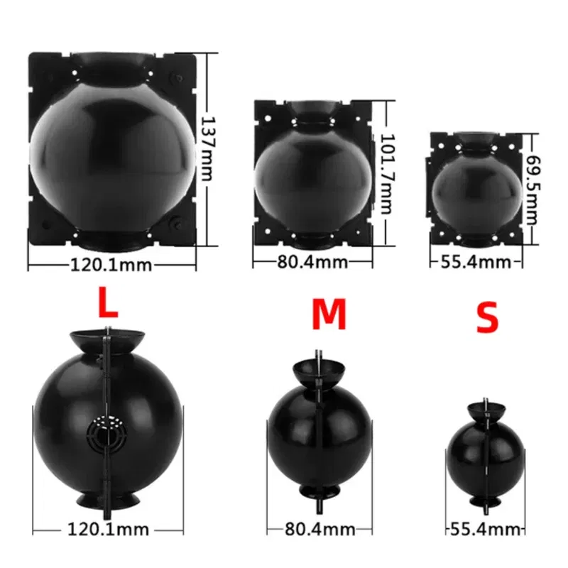 Color: GRAY - 6pc Plant Rooting Ball S-l High Pressure Graft Breeding Case Nursery Box Propagation Plant Root Pot Garden Accessories