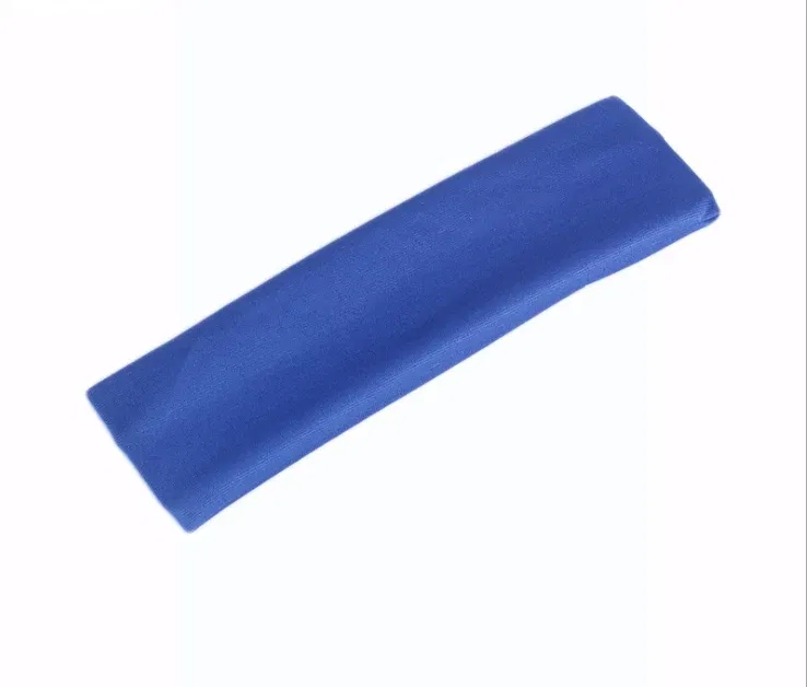 Color: ROYAL BLUE - Sweatband Headband Elasticity Sweat Bands Stretch Head Hair Band Sports Safety Yoga Basketball Gym Sport for Men and Women