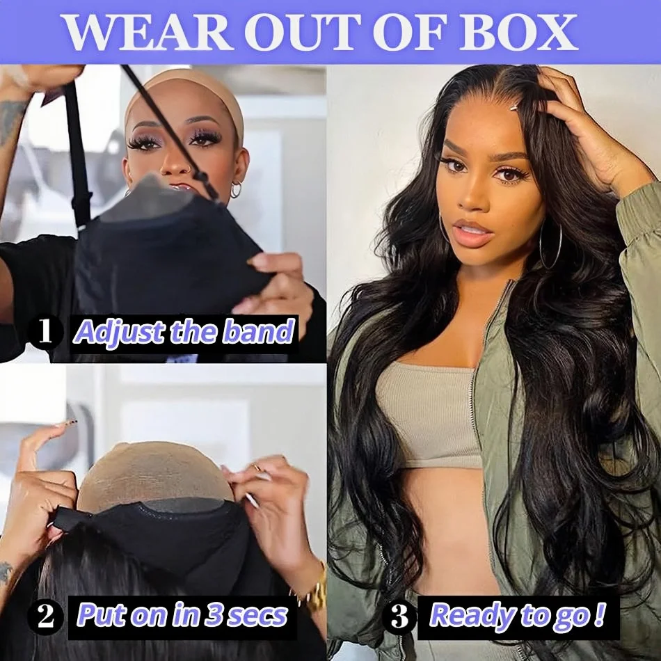 Stretched Length: 28inches, Hair Color: #4, Density: 180%, Ships From: CHINA - Body wave Wigs Glueless Wig Human Hair Ready To Wear 5x5 Lace Frontal Wig 4x4 Brazilian Closure Wig For Women Lace Front Wigs