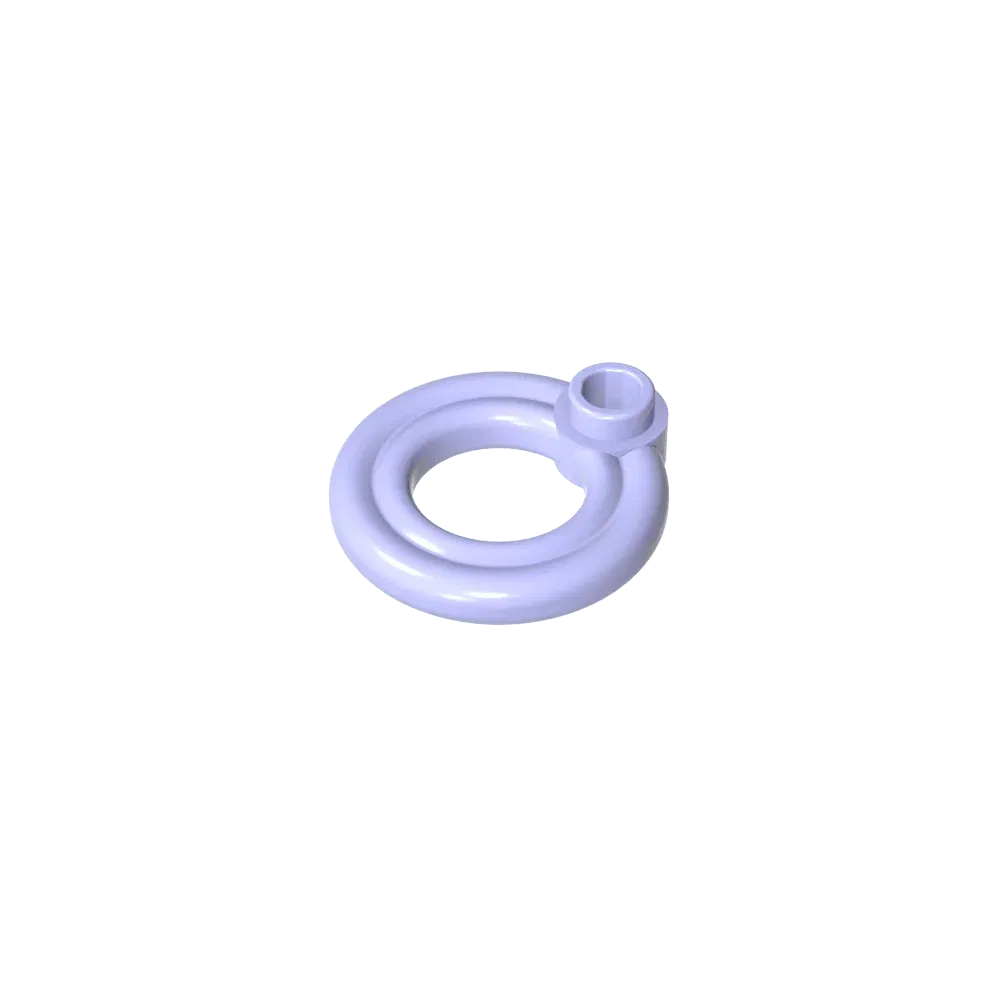 Color: black - Gobricks GDS-2052 Equipment Flotation Ring [Life Preserver] compatible with lego 30340 Assembles Building Blocks children's toys