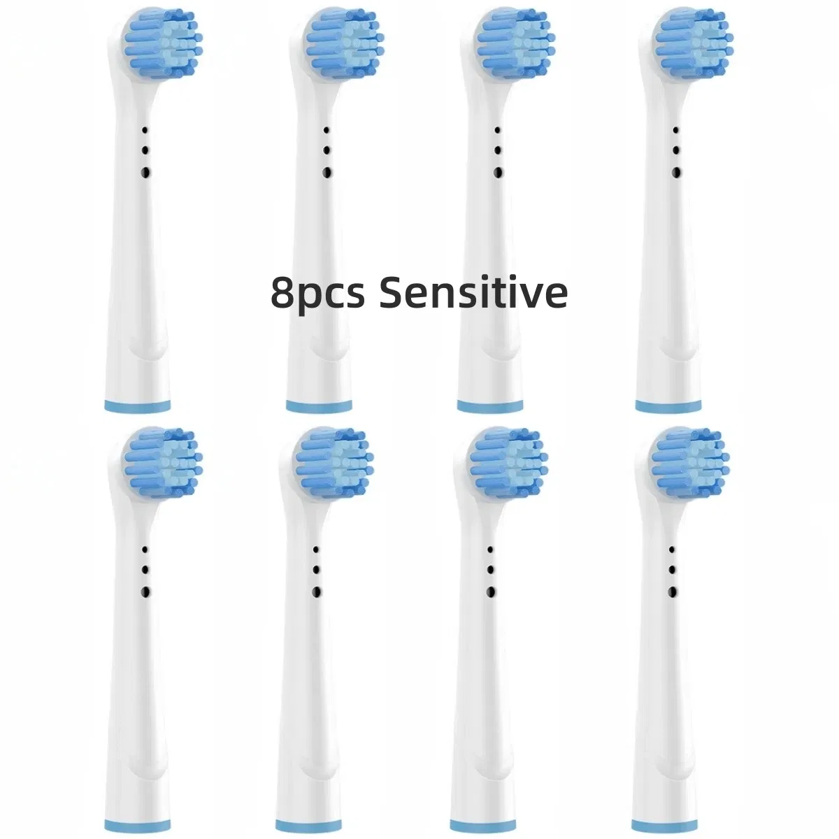 Color: Silver - Toothbrush Replacement Heads Refill for Oral B Electric Toothbrush Pro1000 Pro 3000 Pro5000 Pro7000 Vitality Floss Action