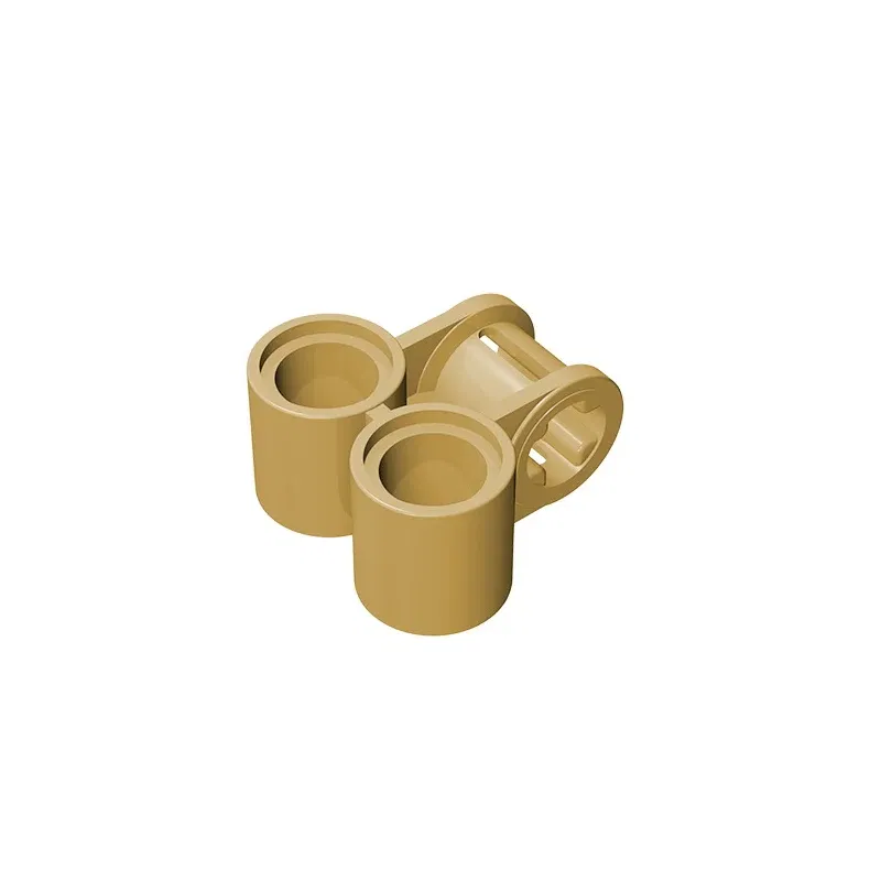 Color: WHITE - Gobricks GDS-927 Technical, Axle and Pin Connector Perpendicular Double compatible with lego 32291 pieces of children's DIY