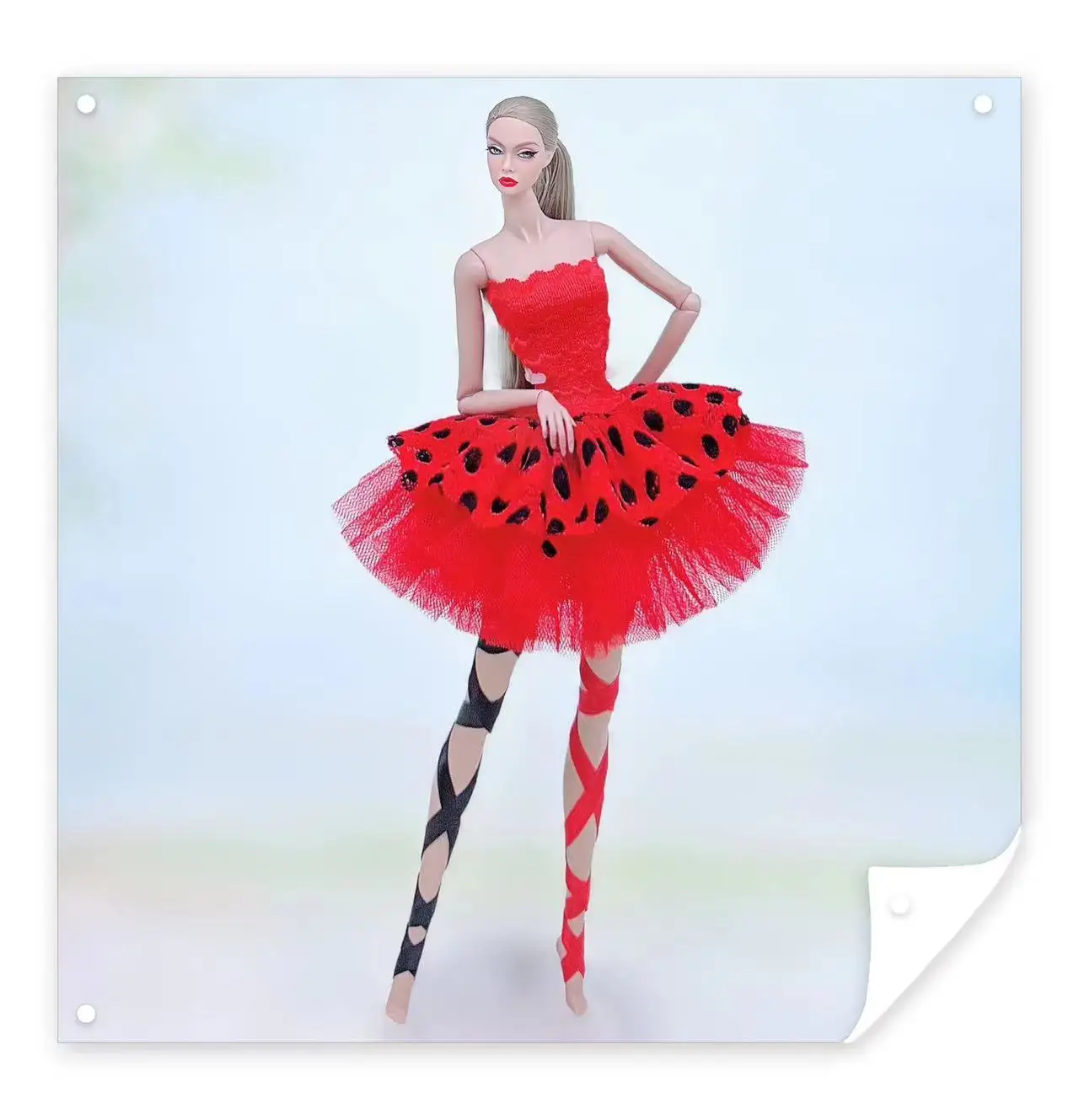 Color: Blue - for clothes for barbie ballerina