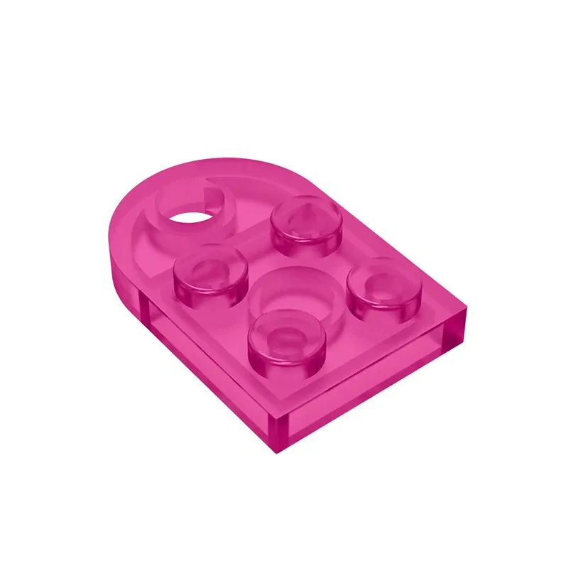 Color: Light Pink - Gobricks 1pcs Moc Bricks Plate Special Parts 3x2 with Hole Compatible with 3176 Assemble Building Block Kids Toys DIY Gift Adult