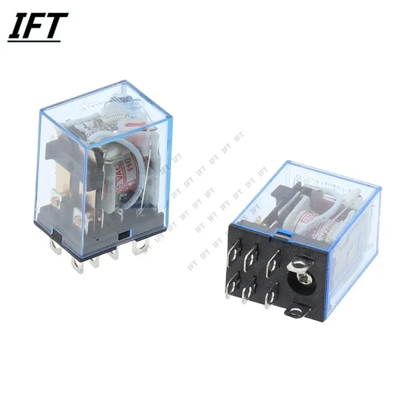 Size: Largest - 1Pc LY2NJ HH62P HHC68A-2Z Electronic Micro Mini Electromagnetic Relay 10A 8PIN Coil DPDT DC12V,24V AC110V 220V Hot