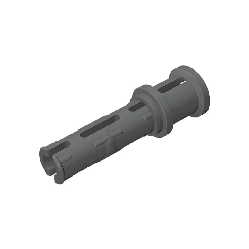 Color: Olive Green - Gobricks 10PCS Bricks Technical Pin 3L with Friction Ridges Lengthwise and Stop Bush Compatible With 32054 Assembles Block