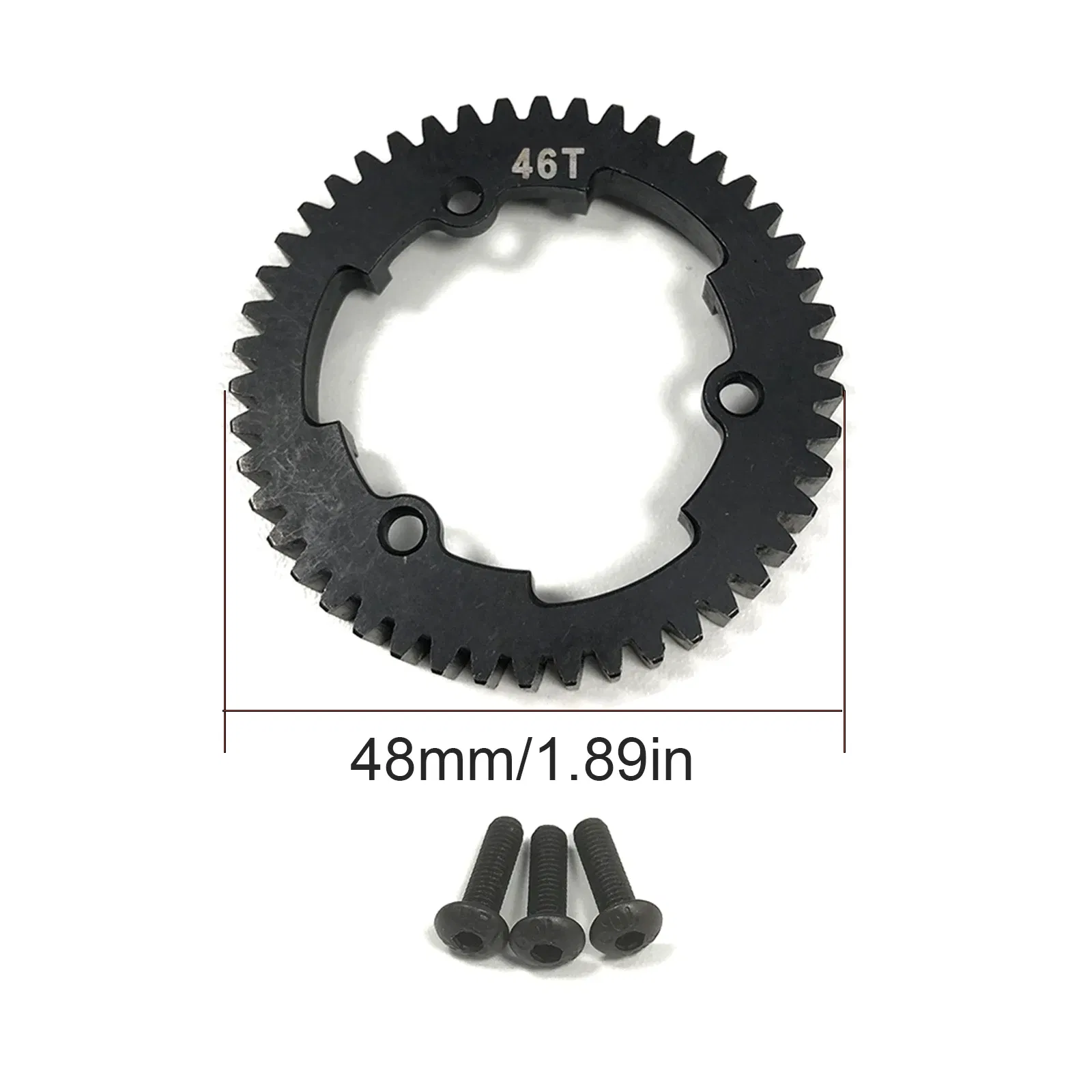 Color: Silver - M1 46T 50T 52T 54T HardenedSteel Motor gear for 1/5 Traxxas X-Maxx 1/7 X0-1 1/10 Maxx 1/10 E-REVO 2.0 VXL RC Model Upgrade Parts