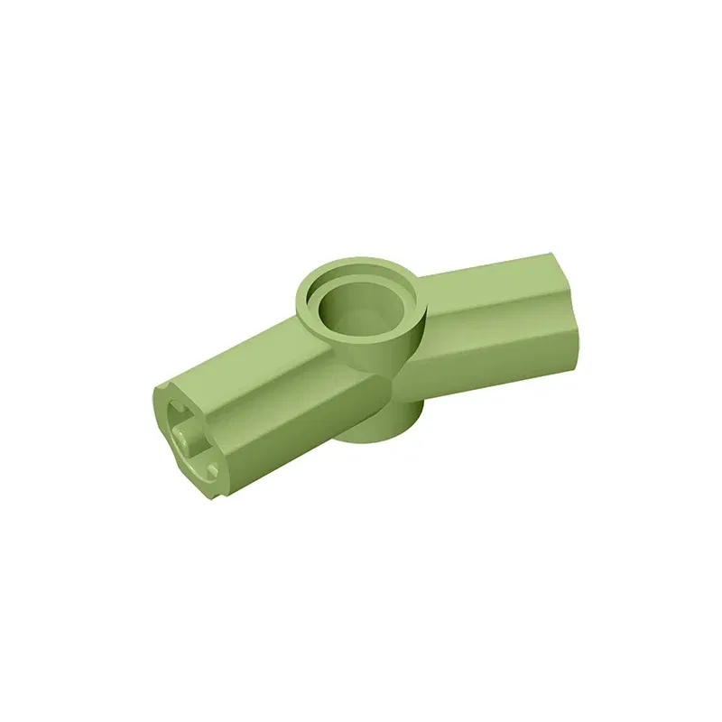 Color: Yellow - Gobricks GDS-918 Technical, Axle and Pin Connector Angled #3 - 157.5 degrees compatible with lego 32016 Building Blocks