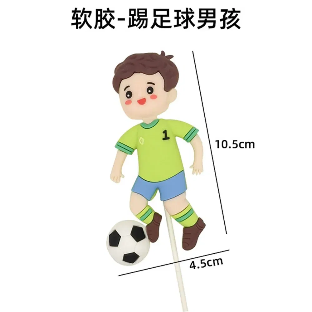 Color: Olive - Soccer Cake Decorations Soccer Birthday Party Supplies Soccer Ball Cupcake Topper