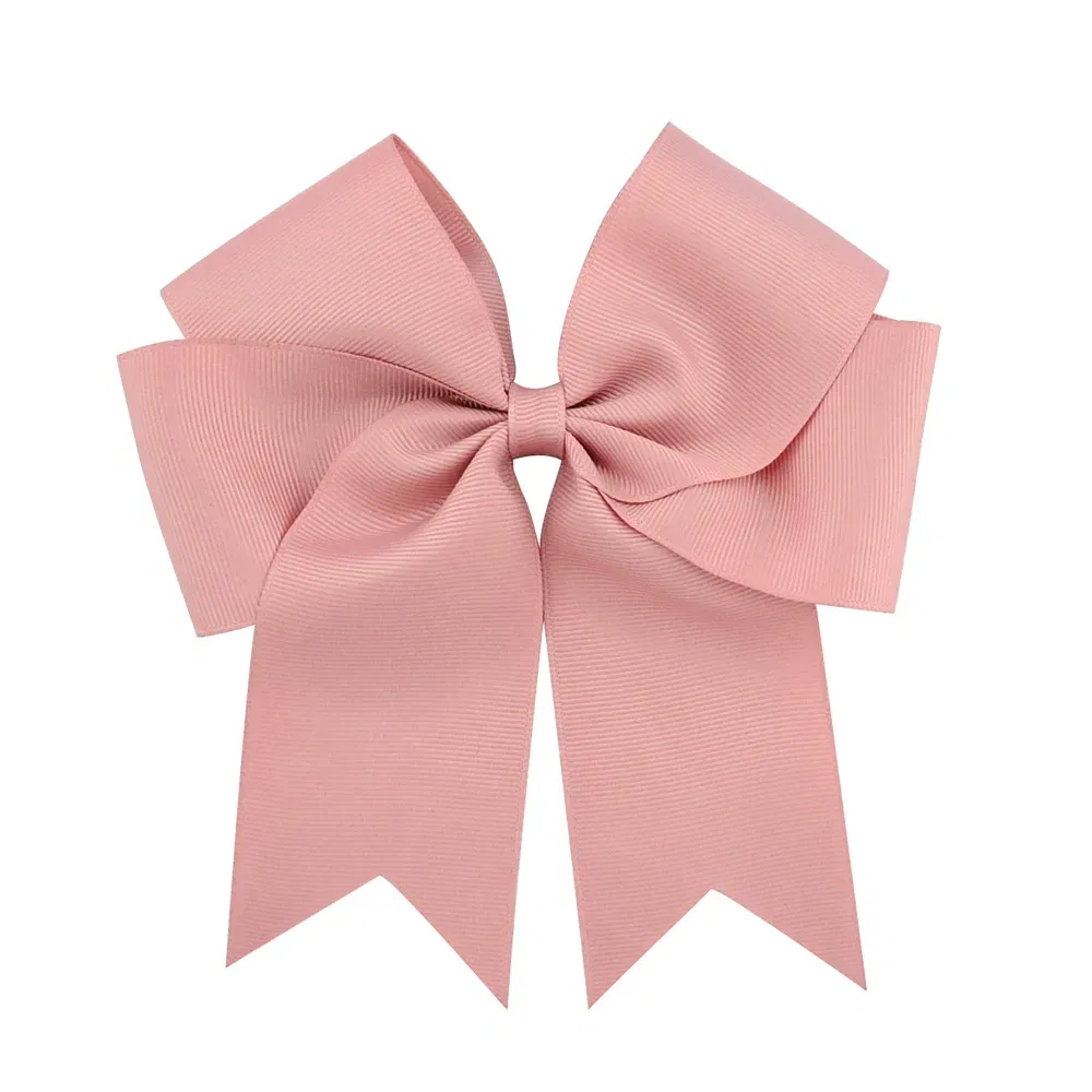 Color: army green - 6 Inches Colorful Elegant Hair Bows With Clip Kids Girls Grosgrain Ribbon Hair Clip Hairgrips Headwear Baby Hair Accessories