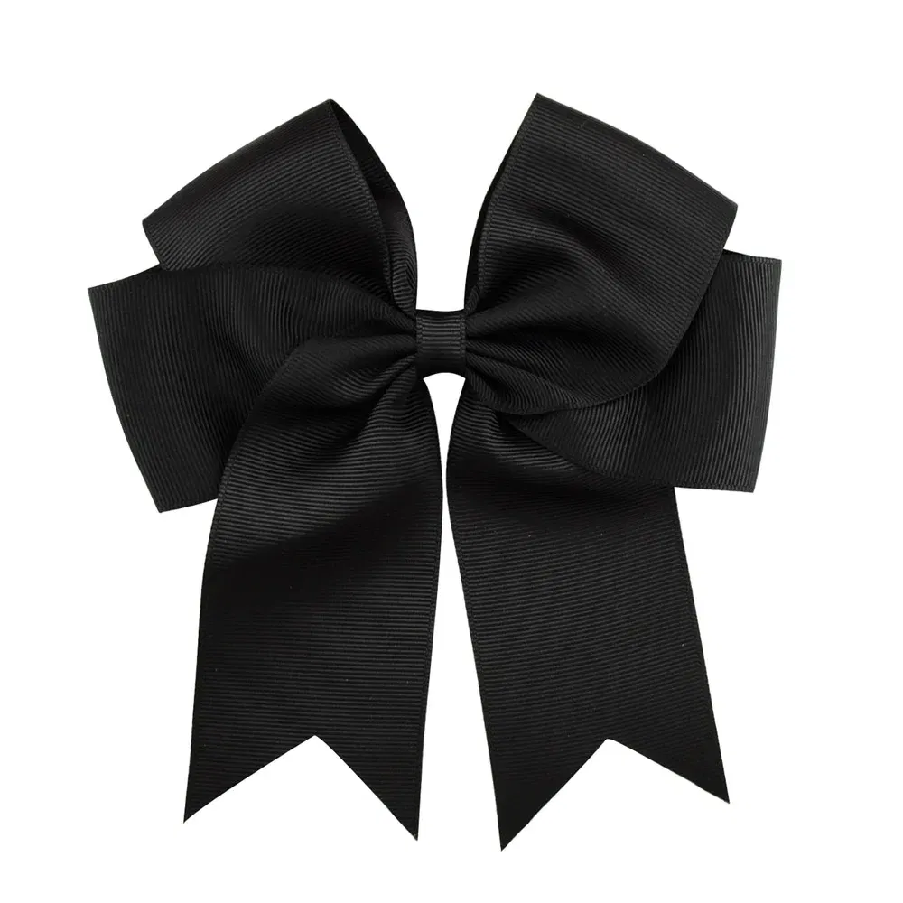 Color: army green - 6 Inches Colorful Elegant Hair Bows With Clip Kids Girls Grosgrain Ribbon Hair Clip Hairgrips Headwear Baby Hair Accessories